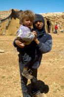 Bedouin children in the Lebanese mountains